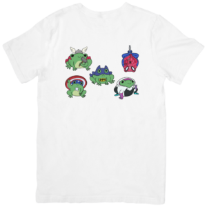 Camiseta Adulto Super Ranas